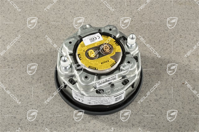 Airbag / poduszka powietrzna kierowcy, skóra, Graphite Blue