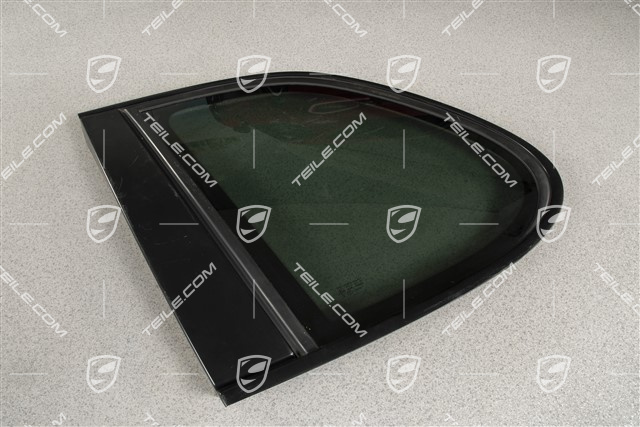 Side window, tinted, Aluminium package, Black, L