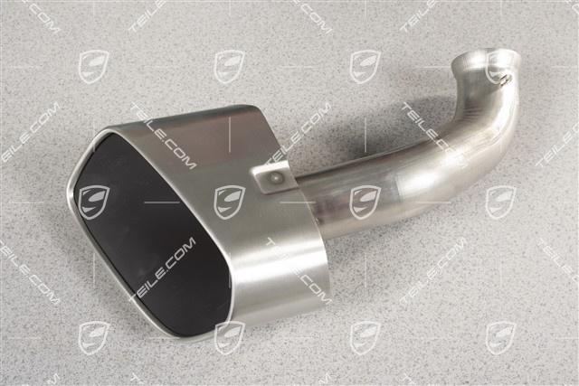 Exhaust system tail pipe, standard tailpipe, V6, L