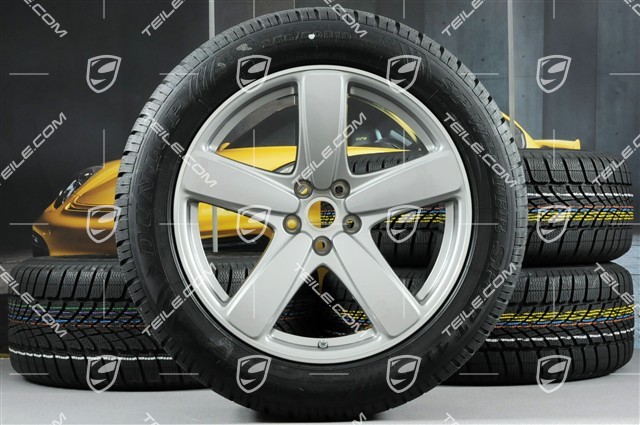 19" "Sport Classic" Winterräder Satz, Felgen 8J x 19 ET21 + 9J x 19 ET21, NEUE Dunlop Winterreifen 235/55 R19 + 255/50 R19, mit RDK-Sensoren