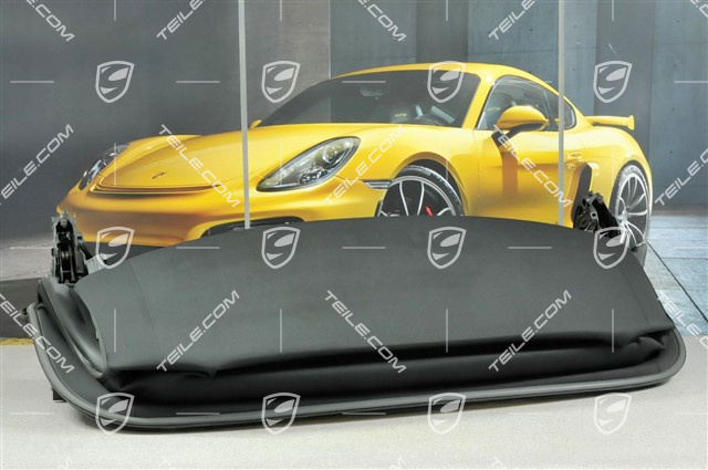 Cabriodach komplett, inkl. Verdeckbezug in Schwarz