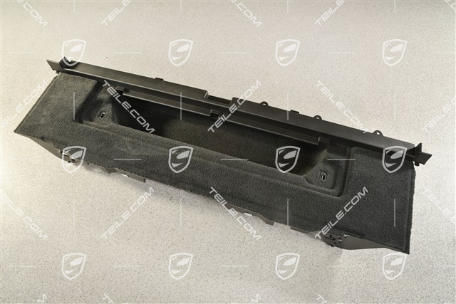 Blenda / osłona zamka, dolna, brązowa