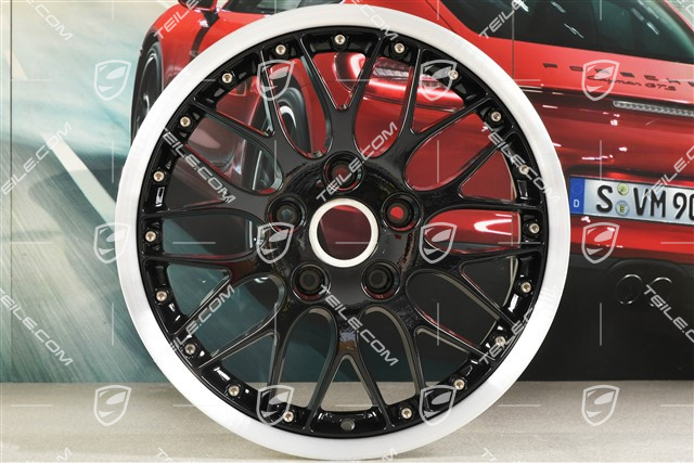 18" Felga Sport Classic II, 8J x 18 ET52, czarny wysoki połysk