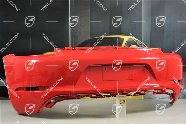 Zderzak tylny, bez otworów na czujniki parkowania PDC