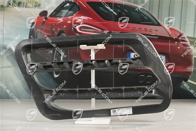 Rahmen Luftauslass, schwarz, L