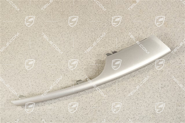 Front bumper disc / trim, lower, Platinum silver metallic, R