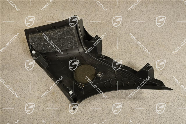 Verkleidung D-Säule, Schwarz, R