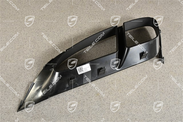 GT4, Blende für Lufteinlass, seitlich, Innen, Schwarz-matt, L