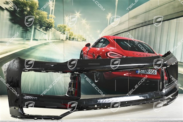 Zderzak przedni z otworami na czujniki parkowania