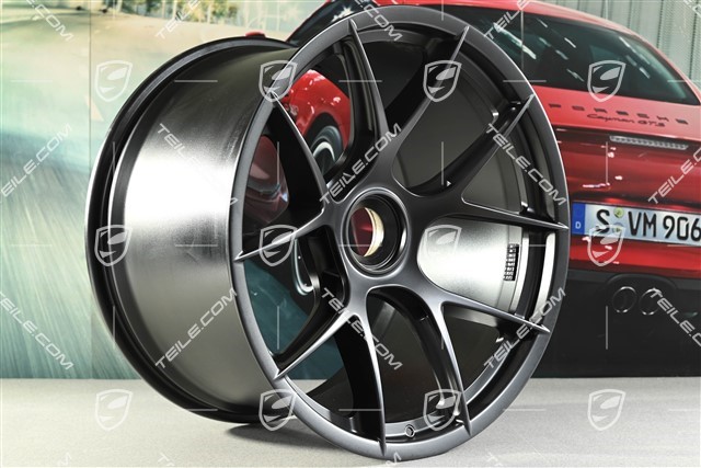 21" Leichtbau Magnesium Felge, 13J x 21 ET31, schwarz seidenmatt