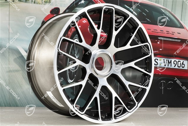 20" Turbo S felga, centralne mocowanie, 11,5J x 20 ET56, czarna