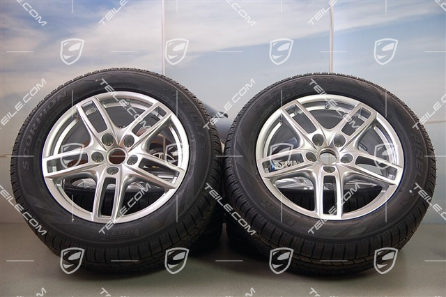 19" Cayenne Turbo Winterräder Satz, Felgen 8,5 J x 19 ET59 + Pirelli Winterreifen 265/50 R19, ohne RDK Sensoren