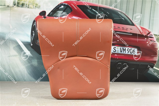 Back seat lower / cushion, Cabrio, leather, Terracotta (Not for Japan), L
