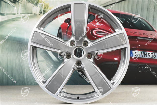 22" Felge Sport Classic, 10J x 22 ET48, Platinsilber