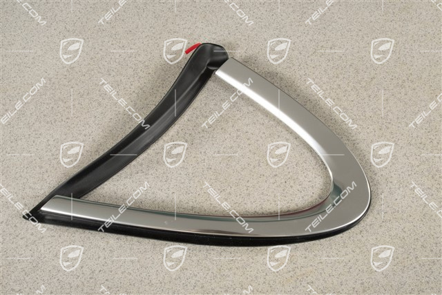 Zierleiste, Seitenscheibe, hinten, Aluminium, R
