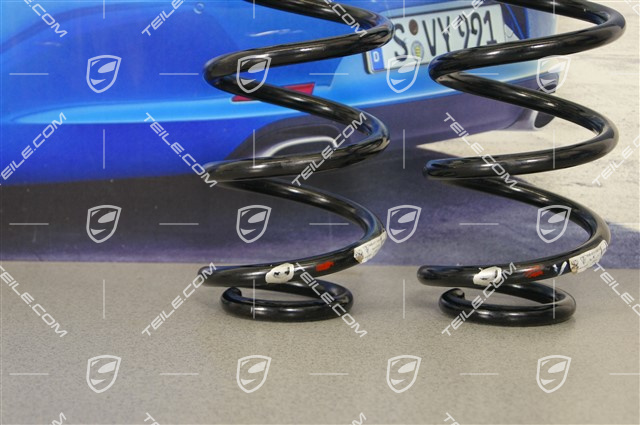 Schraubenfeder set, VA, KENN Silber Rot