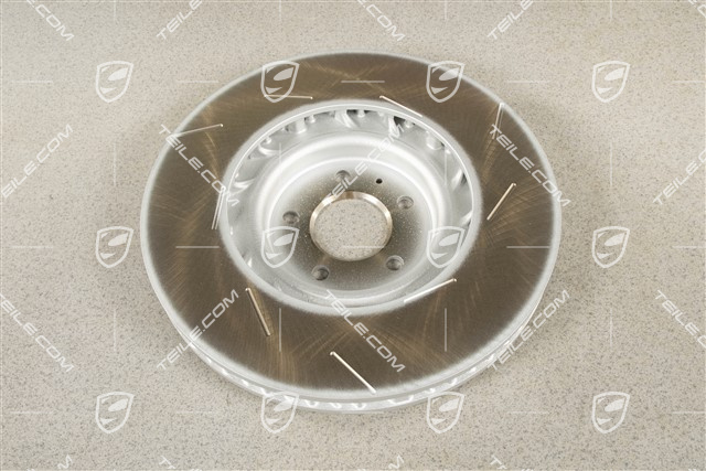 Disc brakes, front, 18-inch 360x36, brake calliper painted Red, L