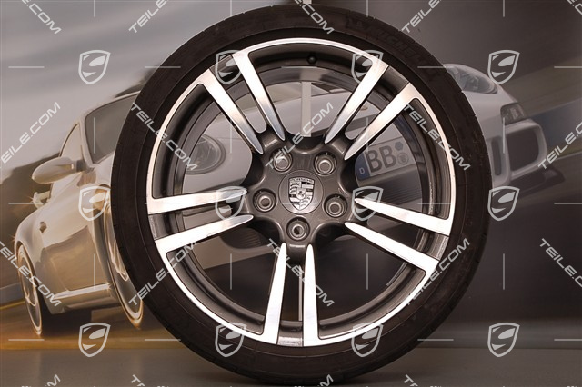 19" Komplet kół letnich Turbo II, felgi 8J x 19 ET57+11J x 19 ET 51 + opony letnie 235/35 ZR 19 + 305/30 ZR 19, bez TPMS
