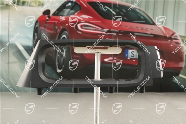 Blenda przełącznika szyby, drzwi przednie strona kierowcy, czarna, L