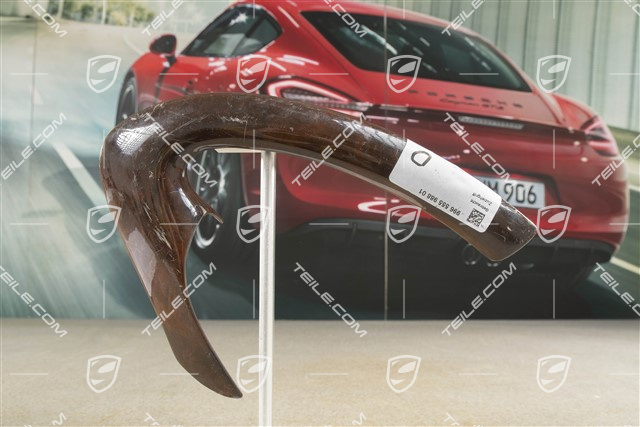 Abdeckung vom Griff, innen, Wurzelahorn dunkel, L