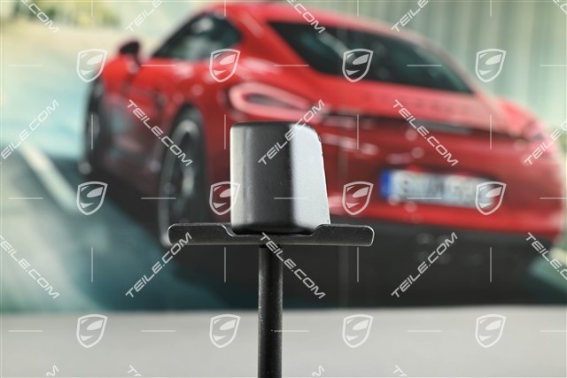 Türverkleidung Zuziehgriff, Abdeckblende, Hinten, Schwarz, L