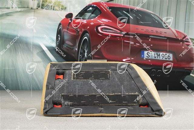 Lordosenstütze / Mittelteil, Raffleder, Savannabeige, Cabrio, R