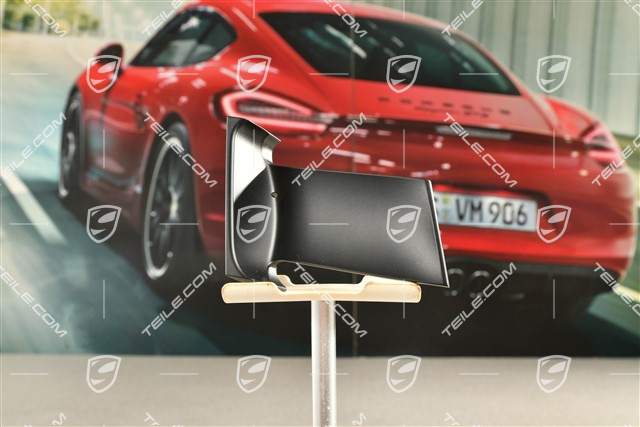 Abdeckblende, Gehäuseblende, Innenbetätigung, Schwarz, R