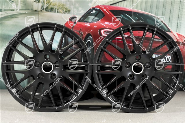 20" Komplet felg RS Spyder, 9J x 20 ET57, czarny satynowy półmat