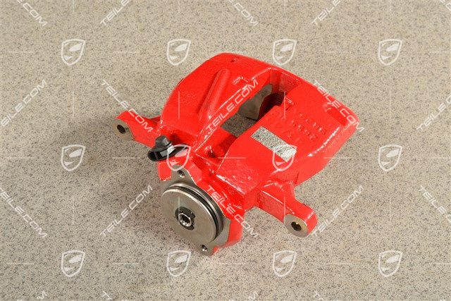 Zacisk hamulcowy, obudowa, średnica tarczy 18-cali, czerwony, L