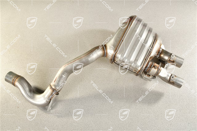 4,0L, Nachschalldämpfer, ohne Endrohr, L