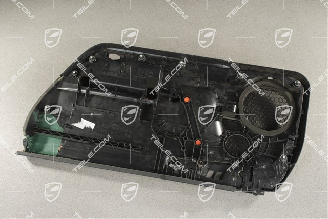 Tapicerka drzwi, Coupé/Targa, Bose sound system, skóropodobna, Czarna, L