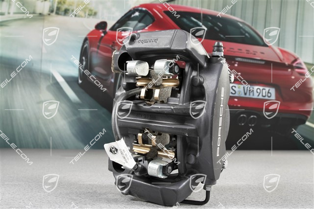 Fixed caliper, rear axle, Black, L