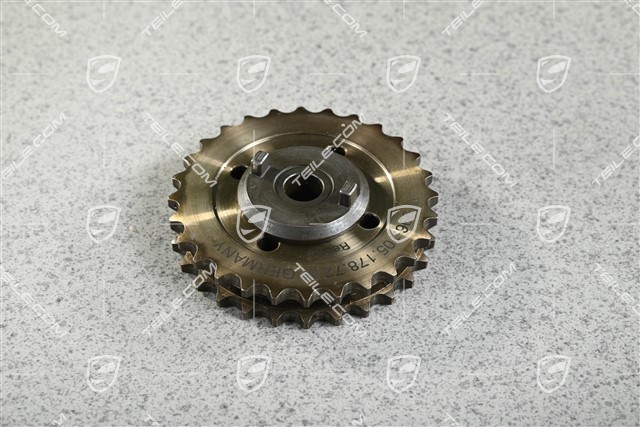 Sprocket, Camshaft / cam, Exhaust, Turbo / GT3, Cyl. 4-6