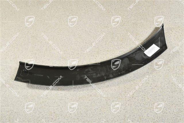 Radabdeckung, Kotflügel, Vorne, Satinschwarz, L