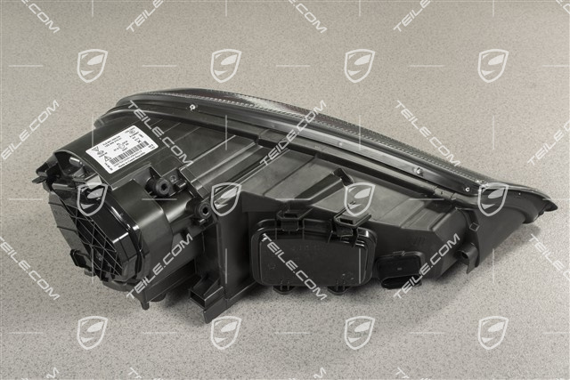 Xenon headlight, black, Facelift, without control unit and xenon bulb, L