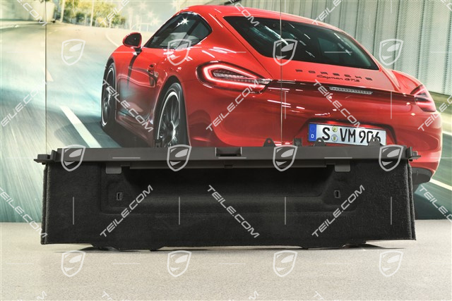 Blenda / osłona zamka, dolna, brązowa