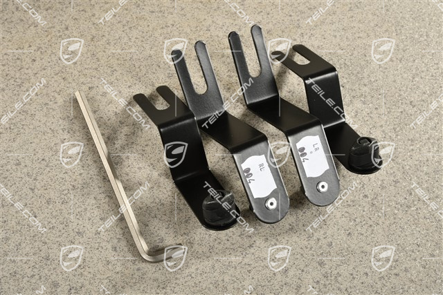 Zestaw dywaników welurowych, niebieskie