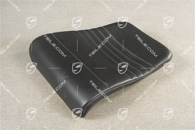 Notsitzkissen, Cabrio, Leder, Schwarz, R