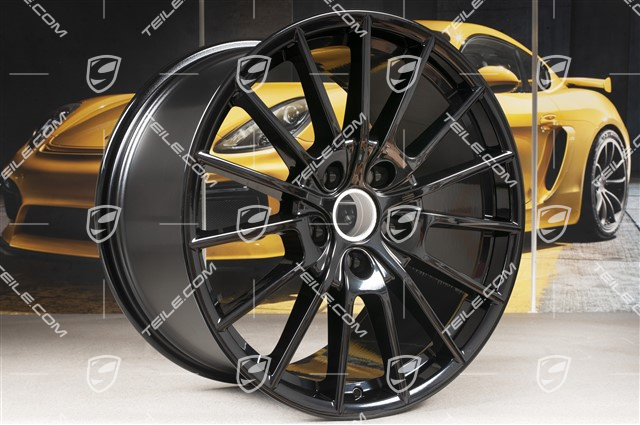 20" Felge Panamera Sport, 11,5J x 20 ET63, in Schwarz Hochglanz