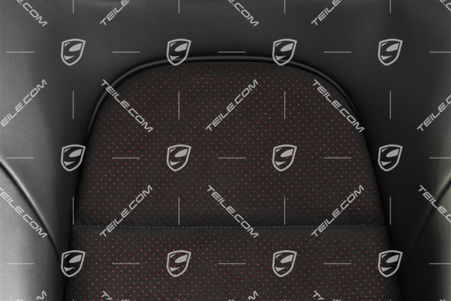 Vollschalensitze / Schalensitze, Carbon, Leder/Race-Tex-Umfängen in Schwarz/Rot, GT3 Schriftzug, Satz, L+R