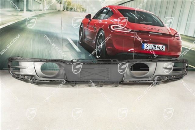 Untere Abdeckung, Stoßstange hinten, Sportabgasanlage, Schwarzmatt