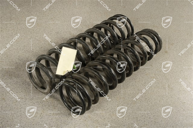 Turbo / C2 / C4, Schraubenfeder, HA, KENN - Grün