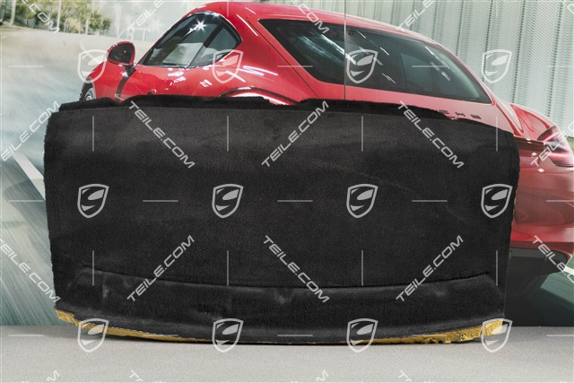 Klebeteppich / Hutablage / Bodenbelag, Schwarz, Coupe