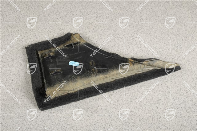 Centre console, Lateral cover, Black, R