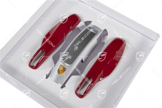 Key cap, lacquered, set, Carmine Red