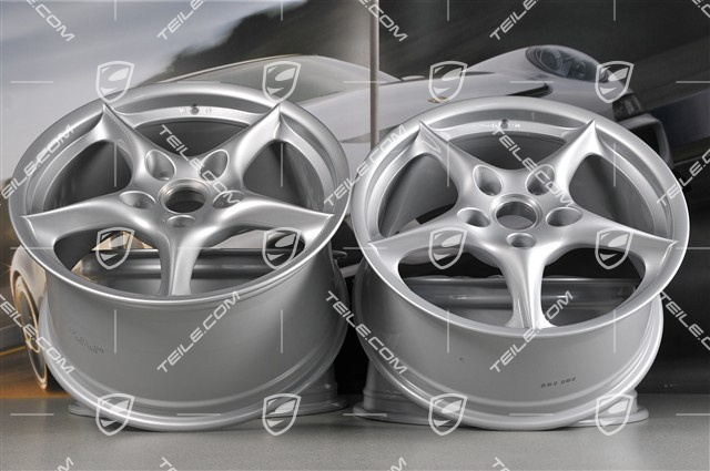 18" Felgensatz Carrera, 8J x 18 ET50 + 10J x 18 ET65