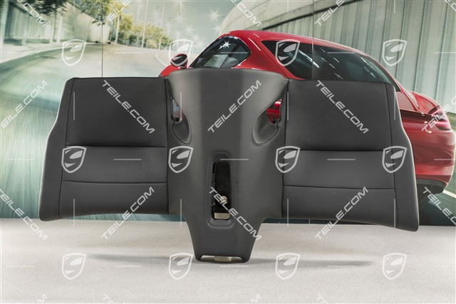 Coupe / Targa/  Cabrio, Siedzenia tylne, siedzisko, skórzane, czarne