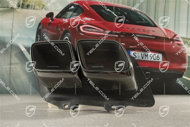 Turbo S, Endrohr / Abgasendrohr, Doppelendrohre, Schwarzchrom, R