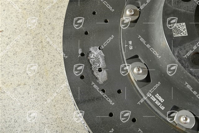 PCCB-Bremsscheibe, 19 Zoll, beschädigt, R