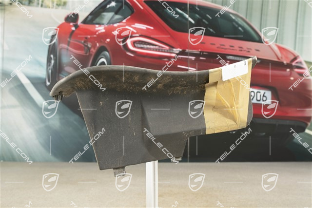 Listwa gumowa, zaślepka, tylna, czarna, L